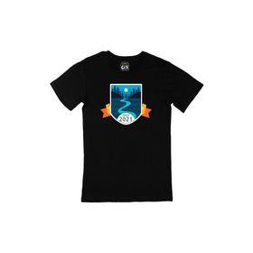 Cix Camping Since 2021 Siyah Erkek T-shirt