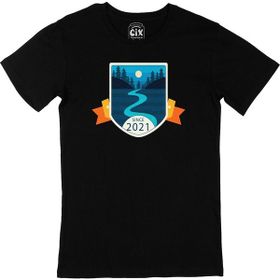 Cix Camping Since 2021 Siyah Erkek T-shirt