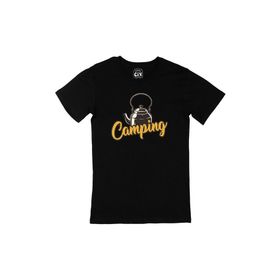 Cix Camping Teapot Siyah Erkek T-shirt