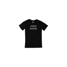 Cix Canım Kendim Yazılı 4XL Siyah Erkek T-shirt