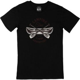 Cix Canoe Adventure XS Siyah Erkek T-shirt