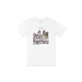 Cix Çetine Karadağ Manastır Beyaz T-shirt