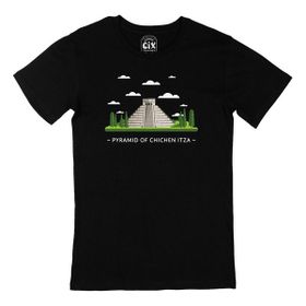 Cix Çiçen İtza Piramit Siyah T-shirt