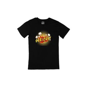Cix Ciddimisin Serious Siyah Erkek T-shirt