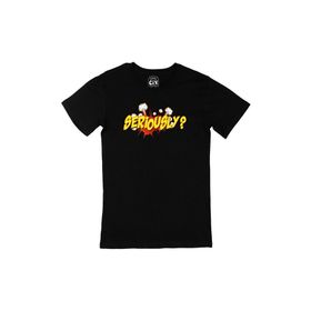 Cix Ciddimisin Seriously Siyah Erkek T-shirt