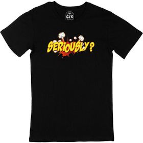 Cix Ciddimisin Seriously Siyah Erkek T-shirt
