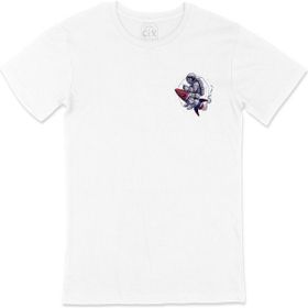 Cix Çılgın Astronot Beyaz T-shirt