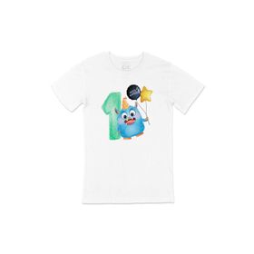 Cix Çocuğumun 1. Yaşına Özel Beyaz T-shirt