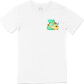 Cix Çocuğumun 3. Yaşına Özel Cep Logo Beyaz T-shirt