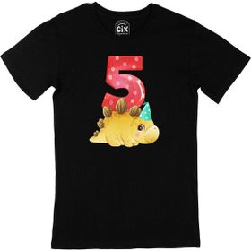 Cix Çocuğumun 5. Yaşına Özel Siyah T-shirt