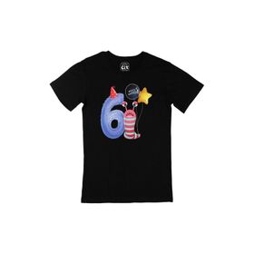 Cix Çocuğumun 6. Yaşına Özel Siyah T-shirt