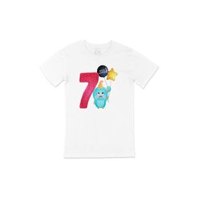 Cix Çocuğumun 7. Yaşına Özel Beyaz T-shirt