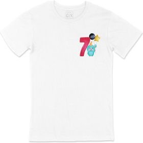 Cix Çocuğumun 7. Yaşına Özel Beyaz T-shirt