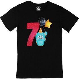Cix Çocuğumun 7. Yaşına Özel Siyah T-shirt