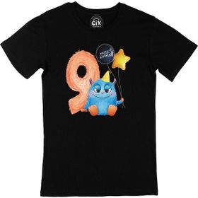 Cix Çocuğumun 9. Yaşına Özel Siyah T-shirt
