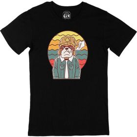 Cix Cool Köpek Siyah Erkek T-shirt