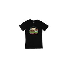 Cix Danimarka Siyah Erkek T-shirt