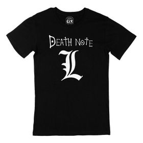 Cix Death Note L Kısa Kollu Siyah T-shirt