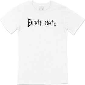 Cix Death Note Yazılı Beyaz T-shirt