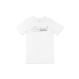 Cix Diyarbakır Çizimli Kısa Kollu Beyaz T-shirt