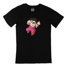 Cix Dragol Ball Baskılı Kısa Kollu Siyah T-shirt