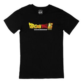 Cix Dragol Ball Super Yazılı Kısa Kollu Siyah T-shirt