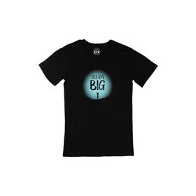 Cix Dream Big Baskılı Kısa Kollu Siyah T-shirt