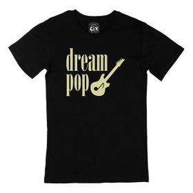 Cix Dream Pop Tasarımlı Kısa Kollu Siyah T-shirt