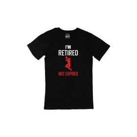 Cix Emekli Basketbolcu Baskılı Yuvarlak Yaka Siyah T-shirt