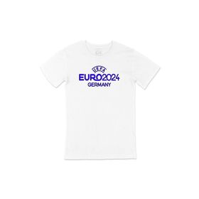 Cix Euro 2024 Almanya Baskılı Yuvarlak Yaka Beyaz T-shirt