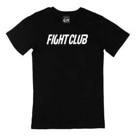 Cix Fight Club Baskılı Yuvarlak Yaka Siyah T-shirt