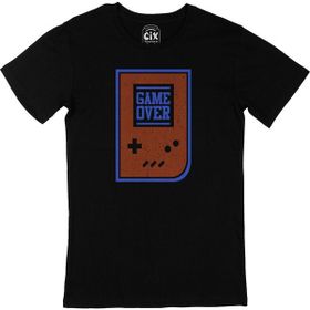Cix Game Over Baskılı Yuvarlak Yaka Siyah T-shirt