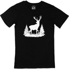 Cix Geyik Siyah Erkek T-shirt