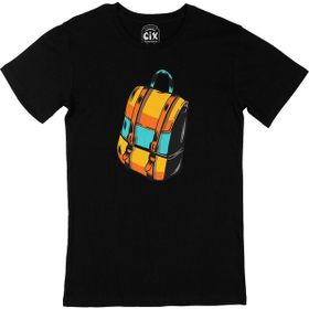 Cix Gezgin Sırtçantalı Siyah Erkek T-shirt