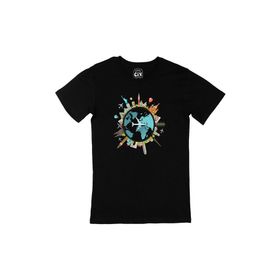 Cix Gezgin Siyah Erkek T-shirt
