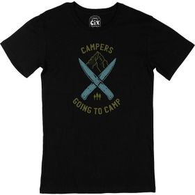 Cix Going To Camp Siyah Erkek T-shirt