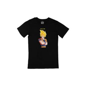 Cix Goku Anime Siyah Erkek T-shirt