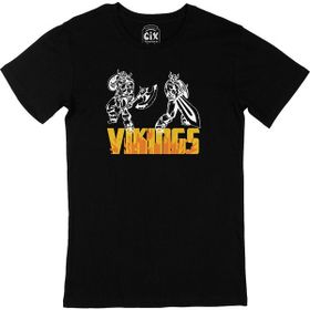 Cix Güçlü Vikingler Siyah Erkek T-shirt