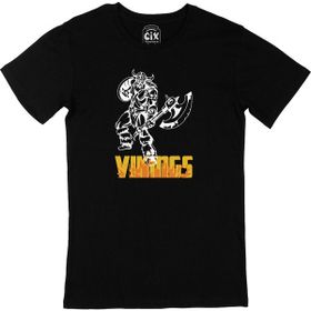 Cix Güçlü Vikings Siyah Erkek T-shirt