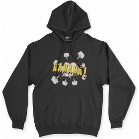 Cix Hahaha Siyah Kapüşonlu Sweatshirt