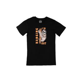 Cix Hanging Out Koala Baskılı Siyah Erkek T-shirt
