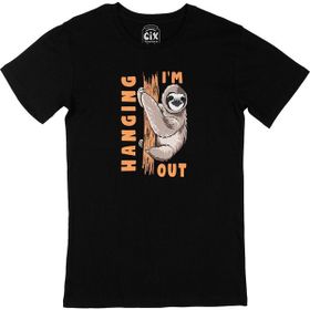 Cix Hanging Out Koala Baskılı Siyah Erkek T-shirt