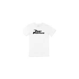 Cix Hızlı ve Öfkeli Baskılı Beyaz Unisex T-shirt