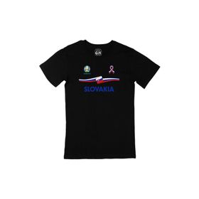 Cix Hollanda Euro 2020 Baskılı Siyah Erkek T-shirt