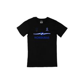 Cix Honduras Tokyo 2020 Olimpiyatları Baskılı Siyah Erkek T-shirt
