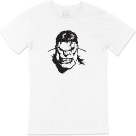 Cix Hulk Baskılı Beyaz Unisex T-shirt