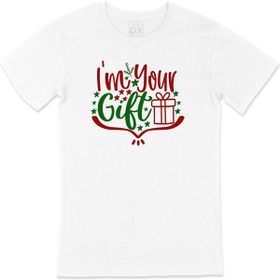Cix I am Your Gift Baskılı Beyaz Unisex T-shirt