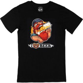 Cix I Love Beer Siyah Erkek T-shirt
