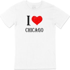 Cix I Love Canada Baskılı Beyaz Unisex T-shirt