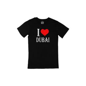 Cix I Love Dubai Siyah T-shirt